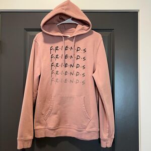 Friends pink graphic hoodie Mens or Unisex size M